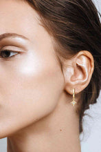 Load image into Gallery viewer, Moissanite Star Drop Earrings
