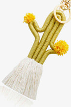 Load image into Gallery viewer, Cactus Keychain with Fringe

