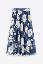 Load image into Gallery viewer, Full Size Floral Tie-Waist Skirt
