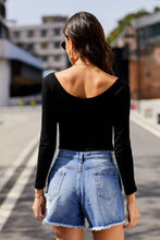 Load image into Gallery viewer, High Rise Distressed Denim Shorts
