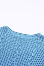 Load image into Gallery viewer, Flutter Sleeve Pompom Detail Knit Top
