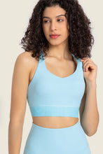 Load image into Gallery viewer, Feel Like Skin Racerback Halter Neck Sports Bra
