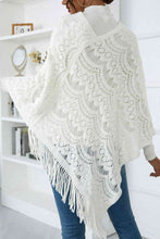 Load image into Gallery viewer, Openwork Fringe Detail Poncho
