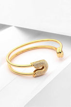 Load image into Gallery viewer, Rhinestone Double Hoop Bracelet
