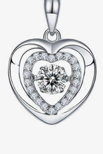 Load image into Gallery viewer, Moissanite Heart Pendant Necklace
