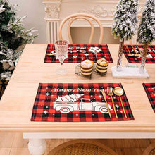 Load image into Gallery viewer, Assorted 2-Piece Plaid Placemats
