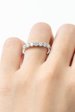 Load image into Gallery viewer, Can&#39;t Stop Your Shine Moissanite Platinum-Plated Ring
