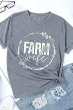 Load image into Gallery viewer, FARM WIFE Graphic Tee Shirt
