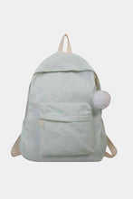 Load image into Gallery viewer, Printed Polyester Large Backpack (Fluffy Ball Included)
