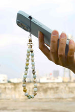 Load image into Gallery viewer, Beaded Natural Stone Key Chain
