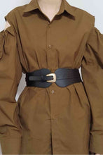 Load image into Gallery viewer, Wide Elastic Belt with Alloy Buckle
