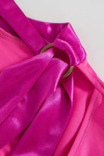 Load image into Gallery viewer, Tie Back Asymmetrical Hem Sleeveless Dress

