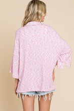 Load image into Gallery viewer, Culture Code Button Up Drop Shoulder Slit Shirt
