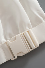 Load image into Gallery viewer, High Waist Buckle Detail Zip-Back Skirt with Pocket
