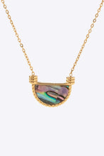 Load image into Gallery viewer, Stainless Steel Semi Circle Pendant Necklace

