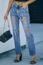Load image into Gallery viewer, It&#39;s All So Simple Distressed Straight Leg Jeans
