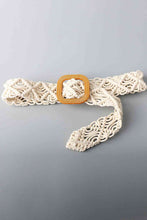 Load image into Gallery viewer, Wide Braid Belt with Resin Buckle
