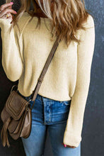 Load image into Gallery viewer, Round Neck Raglan Sleeve Sweater
