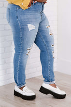 Load image into Gallery viewer, Kancan Untamed Full Size Run Leopard Lined Skinny Jeans
