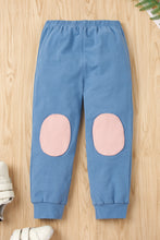 Load image into Gallery viewer, Girls Round Neck Sweatshirt and Pants Set

