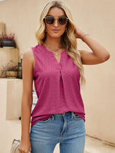 Load image into Gallery viewer, Eyelet Notched Tank

