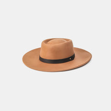 Load image into Gallery viewer, Fame Flat Brim Strap Pork Pie Hat
