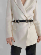 Load image into Gallery viewer, Double Buckle PU Leather Belt
