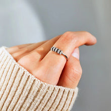 Load image into Gallery viewer, Inlaid Zircon 925 Sterling Silver Ring

