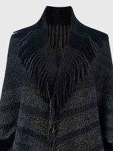 Load image into Gallery viewer, Fringe Detail Open Front Poncho
