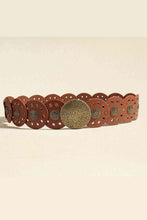 Load image into Gallery viewer, Round Shape PU Leather Belt
