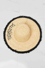 Load image into Gallery viewer, Fame Sunshine Straw Fringe Hat
