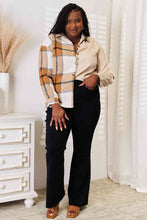 Load image into Gallery viewer, Double Take Plaid Print Dropped Shoulder Shirt
