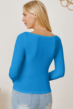 Load image into Gallery viewer, Square Neck Long Sleeve T-Shirt
