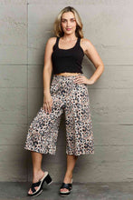 Load image into Gallery viewer, Ninexis Leopard High Waist Flowy Wide Leg Pants with Pockets
