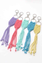 Load image into Gallery viewer, Assorted 4-Pack Handmade Fringe Keychain
