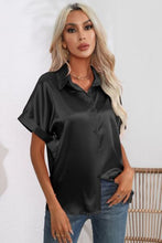 Load image into Gallery viewer, Collared Neck Short Sleeve Shirt
