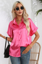 Load image into Gallery viewer, Collared Neck Short Sleeve Shirt
