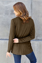 Load image into Gallery viewer, Basic Bae Full Size V-Neck Long Sleeve Top
