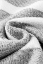 Load image into Gallery viewer, Striped Collared Neck Slit Sweater
