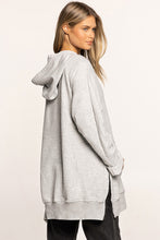 Load image into Gallery viewer, Side Slit Raglan Sleeve Hoodie
