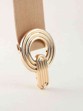 Load image into Gallery viewer, Geometric Buckle Elastic Wide Belt
