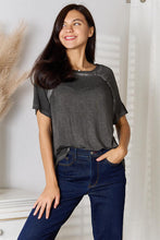 Load image into Gallery viewer, Zenana Full Size Round Neck Raglan Sleeve T-Shirt
