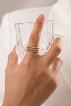 Load image into Gallery viewer, Triple-Layered Rhinestone Ring
