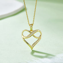 Load image into Gallery viewer, Moissanite 925 Sterling Silver Heart Necklace
