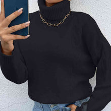 Load image into Gallery viewer, Turtle Neck Long Sleeve Sweater
