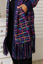 Load image into Gallery viewer, Fringe Hem Open Front Cardigan
