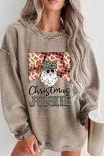 Load image into Gallery viewer, CHRISTMAS JUNKIE Ribbed Round Neck Sweatshirt
