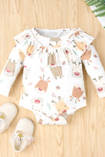Load image into Gallery viewer, Baby Girl Reindeer Bodysuit and Paperbag Joggers Set
