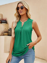 Load image into Gallery viewer, Eyelet Notched Tank
