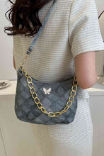 Load image into Gallery viewer, Butterfly Decor PU Leather Shoulder Bag
